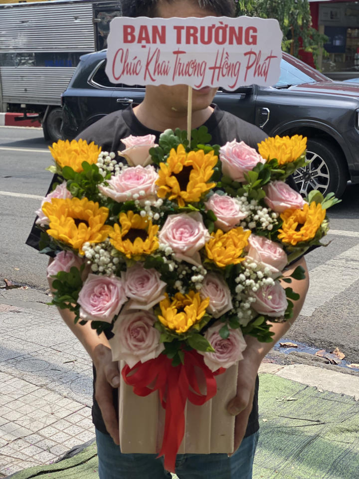 Giỏ hoa đẹp, lẳng hoa đẹp,giỏ hoa sinh nhật đẹp, giỏ hoa khai trương đẹp