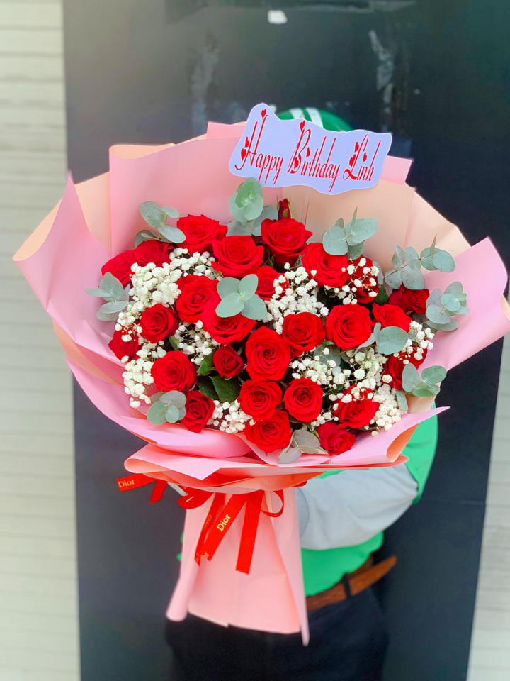 hoa sinh nhật, bó hoa sinh nhật, hoa sinh nhật đẹp