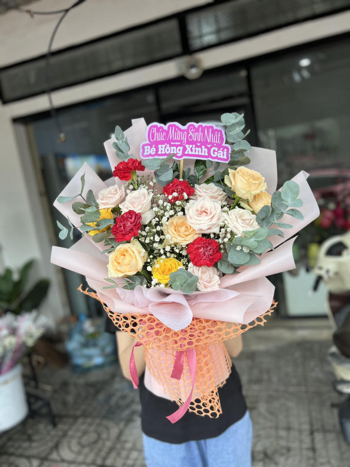 hoa sinh nhật, bó hoa sinh nhật, hoa sinh nhật đẹp