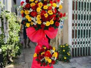 hoa khai trương, kệ hoa khai trương, kệ hoa khai trương đẹp, lẳng hoa khai trương đẹp, lẳng hoa khai trương