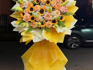 hoa khai trương, kệ hoa khai trương, kệ hoa khai trương đẹp, lẳng hoa khai trương đẹp, lẳng hoa khai trương