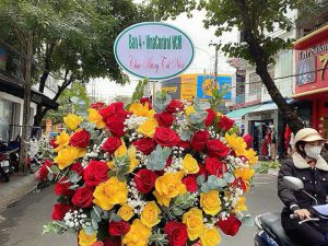 Giỏ hoa đẹp, lẳng hoa đẹp,giỏ hoa sinh nhật đẹp, giỏ hoa khai trương đẹp