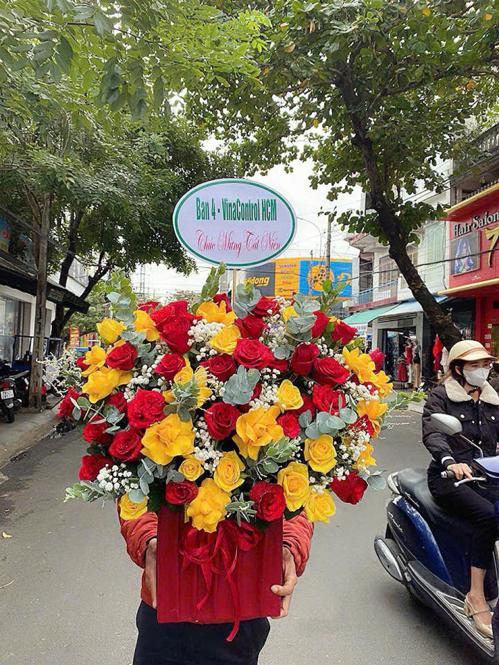 Giỏ hoa đẹp, lẳng hoa đẹp,giỏ hoa sinh nhật đẹp, giỏ hoa khai trương đẹp