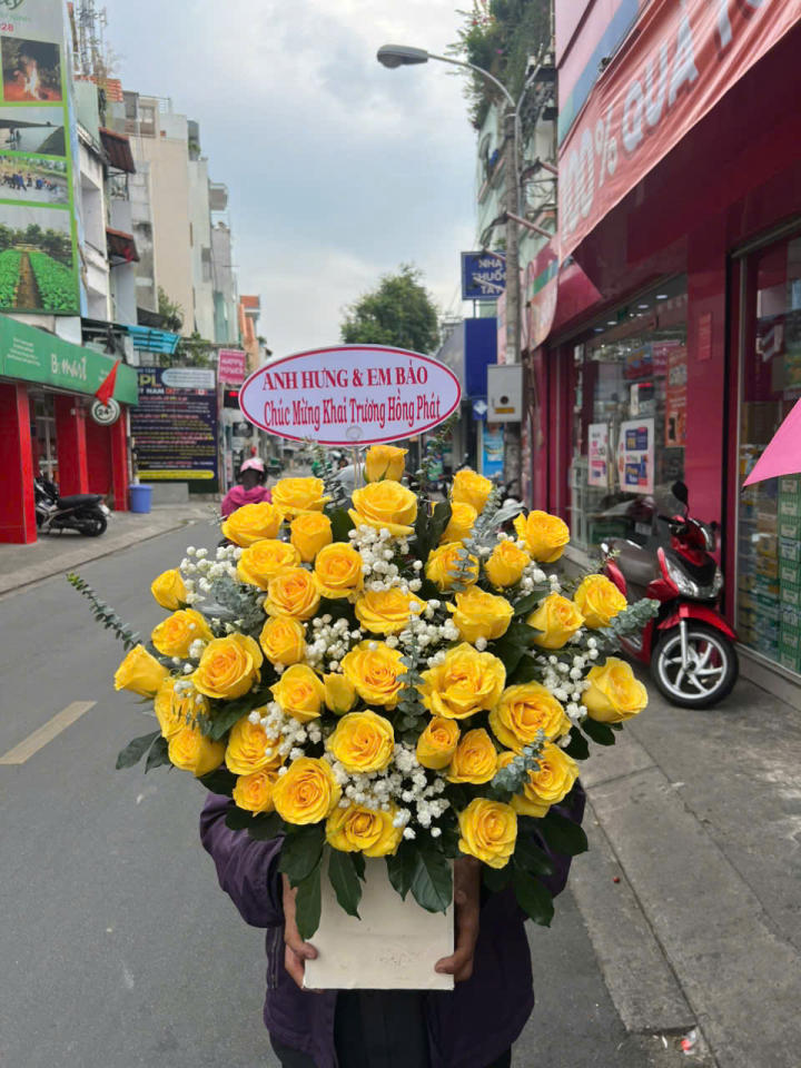 Giỏ hoa đẹp, lẳng hoa đẹp,giỏ hoa sinh nhật đẹp, giỏ hoa khai trương đẹp