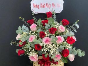 Giỏ hoa đẹp, lẳng hoa đẹp,giỏ hoa sinh nhật đẹp, giỏ hoa khai trương đẹp