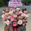 Giỏ hoa đẹp, lẳng hoa đẹp,giỏ hoa sinh nhật đẹp, giỏ hoa khai trương đẹp