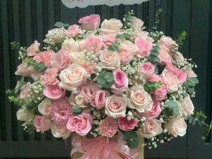 Giỏ hoa đẹp, lẳng hoa đẹp,giỏ hoa sinh nhật đẹp, giỏ hoa khai trương đẹp