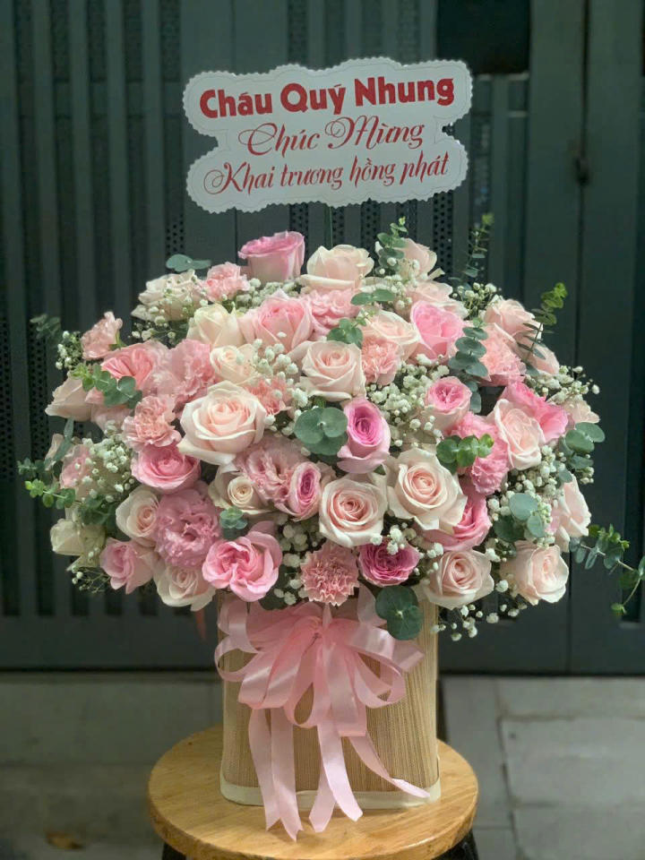 Giỏ hoa đẹp, lẳng hoa đẹp,giỏ hoa sinh nhật đẹp, giỏ hoa khai trương đẹp