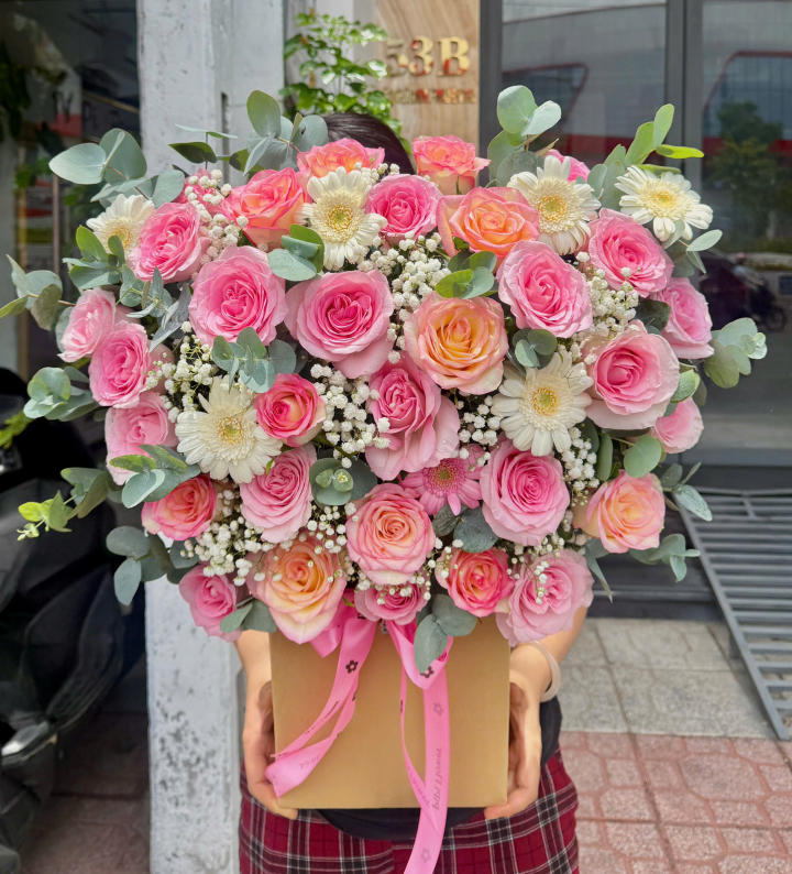 Giỏ hoa đẹp, lẳng hoa đẹp,giỏ hoa sinh nhật đẹp, giỏ hoa khai trương đẹp