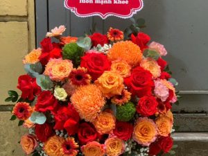 Giỏ hoa đẹp, lẳng hoa đẹp,giỏ hoa sinh nhật đẹp, giỏ hoa khai trương đẹp