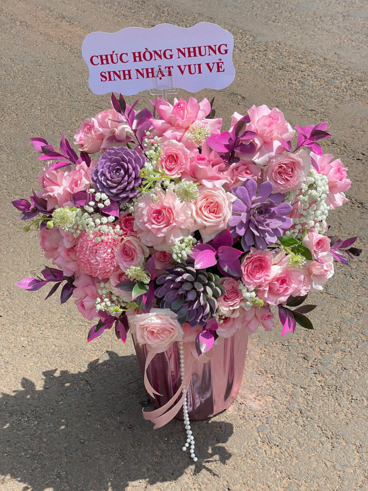 Giỏ hoa đẹp, lẳng hoa đẹp,giỏ hoa sinh nhật đẹp, giỏ hoa khai trương đẹp
