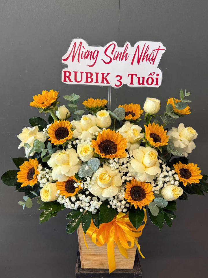 Giỏ hoa đẹp, lẳng hoa đẹp,giỏ hoa sinh nhật đẹp, giỏ hoa khai trương đẹp